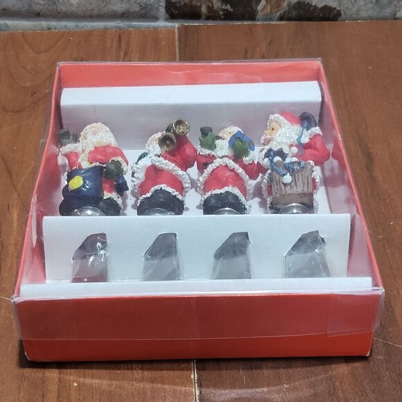 Vintage Christmas Santa Spreaders Set of 4 - Picture 12 of 13